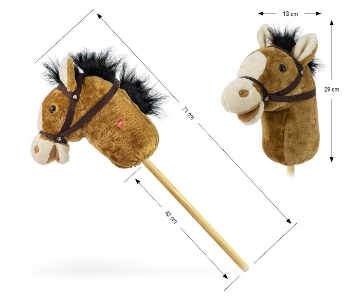 Brinquedo de madeira Milly Mally Horse Light Brown