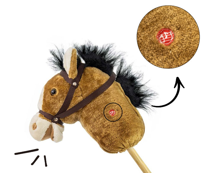 Brinquedo de madeira Milly Mally Horse Light Brown
