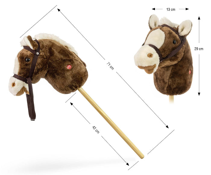 Brinquedo de madeira Milly Mally Horse Dark Brown