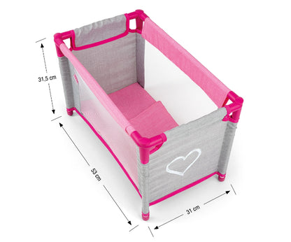 Berço para bonecas Milly Mally Lisa Prestige Pink