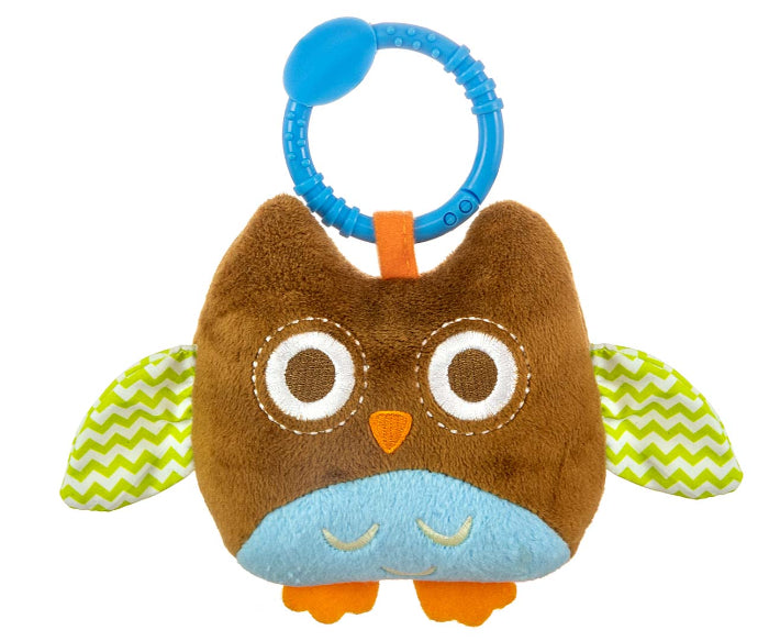 Peluche para pendurar Milly Mally Coruja feliz Brown