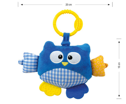 Peluche para pendurar Milly Mally Coruja fofa Blue