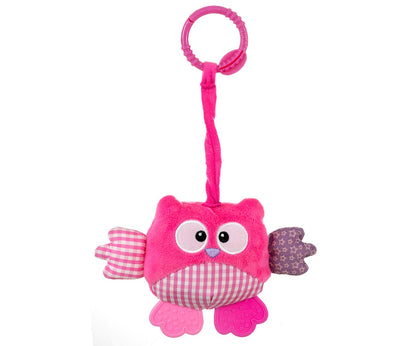 Peluche para pendurar Milly Mally Coruja fofa Pink