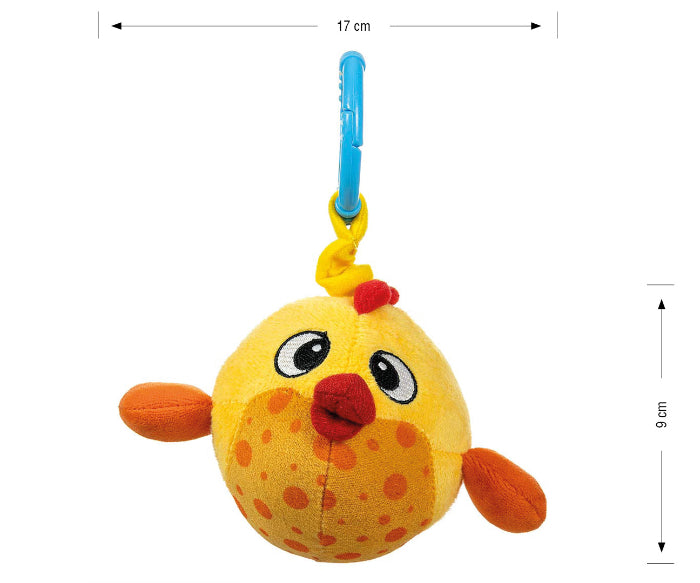 Peluche para pendurar Milly Mally Peixe Yellow