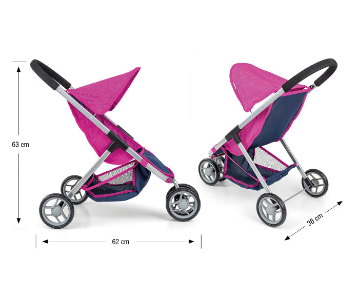 Carrinho de Bonecas Milly Mally Susie Prestige Navy