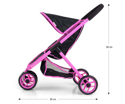 Carrinho de Bonecas Milly Mally Susie Prestige Black