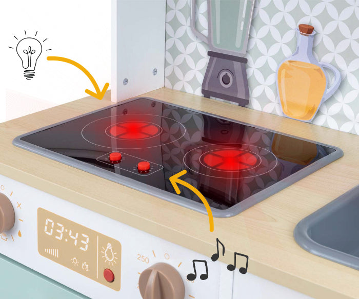 Cozinha de madeira Milly Mally Bjorn Mint