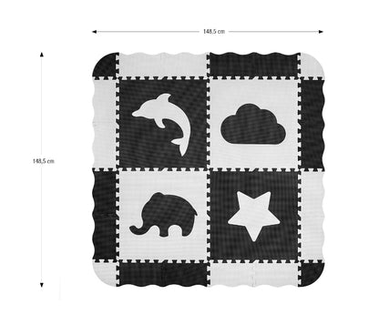 Tapete de espuma Milly Mally Jolly 2x2 Grey