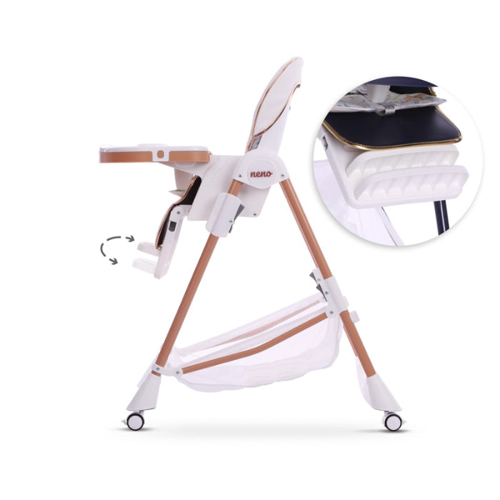 Cadeira da papa até 9 kg NENO Sedi White