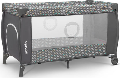 Lionelo - Cama de viagem Sven Plus Grey Scandi