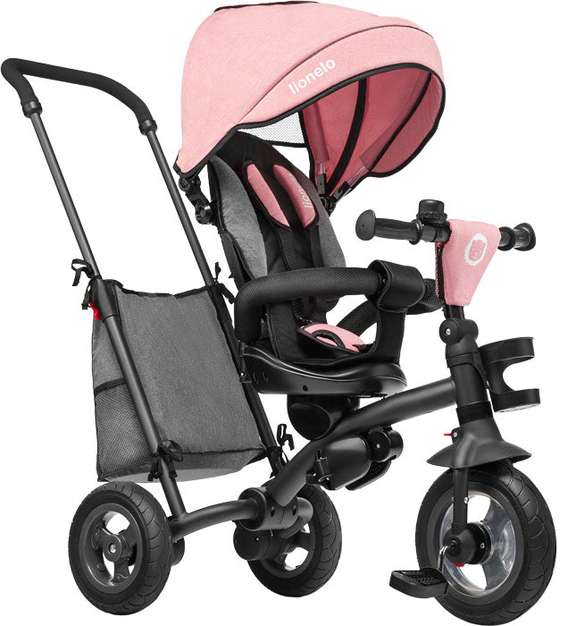 Lionelo - Carrinho de passeio 2 in 1 e triciclo Tris Candy Rose/Grey