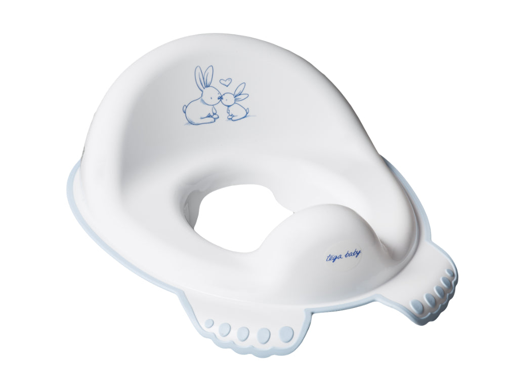 Redutor de sanita anti-derrapante B.Active Little Bunnies White
