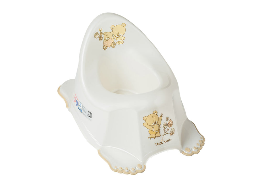 Bacio anti-derrapante B.Active Teddy Bear White com música