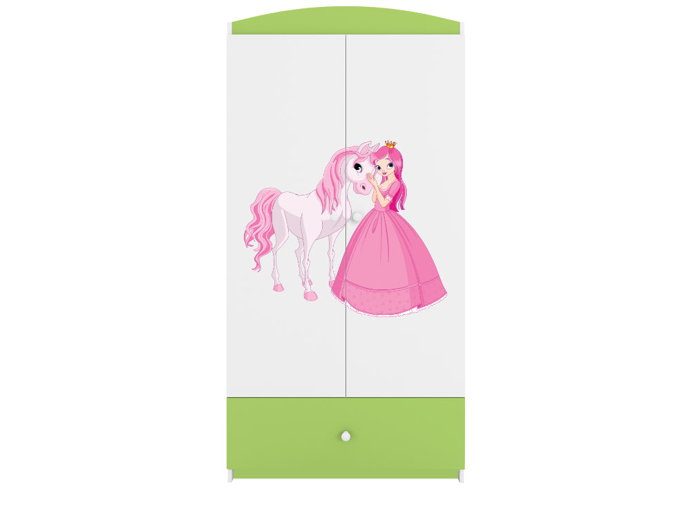 Roupeiro Kocot Kids BabyDreams Princess and Horse Green