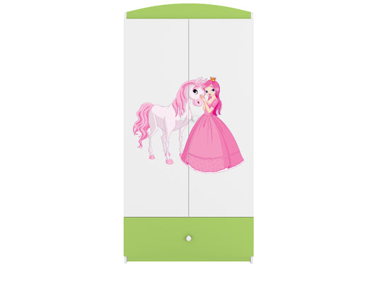 Roupeiro Kocot Kids BabyDreams Princess and Horse Green