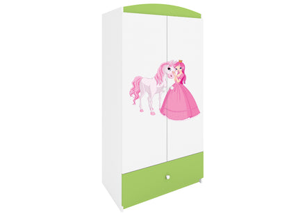 Roupeiro Kocot Kids BabyDreams Princess and Horse Green