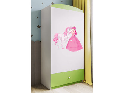 Roupeiro Kocot Kids BabyDreams Princess and Horse Green