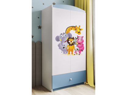 Roupeiro Kocot Kids BabyDreams Zoo Blue