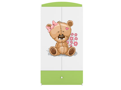 Roupeiro Kocot Kids BabyDreams Teddybear Flowers Green