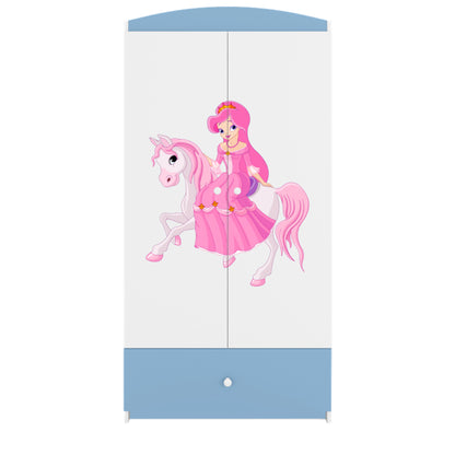 Roupeiro Kocot Kids BabyDreams Princess on Horse Blue