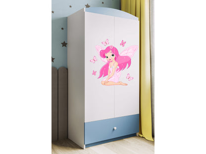 Roupeiro Kocot Kids BabyDreams Fairy Borboletas Blue