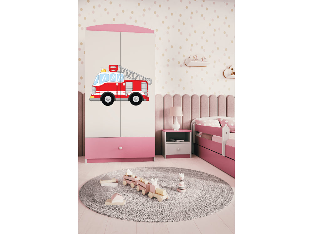 Roupeiro Kocot Kids BabyDreams Fire Brigade Pink