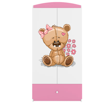 Roupeiro Kocot Kids BabyDreams Teddybear Flowers Pink