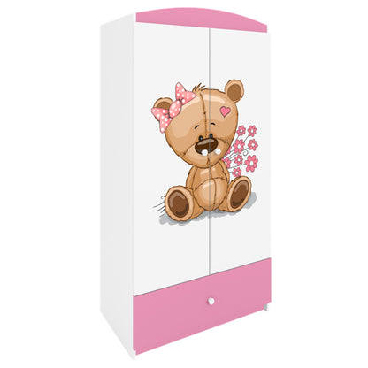 Roupeiro Kocot Kids BabyDreams Teddybear Flowers Pink