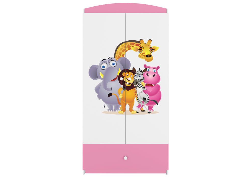 Roupeiro Kocot Kids BabyDreams Zoo Pink