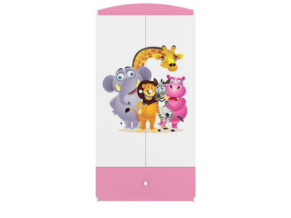 Roupeiro Kocot Kids BabyDreams Zoo Pink