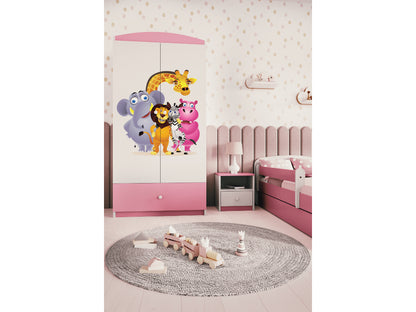 Roupeiro Kocot Kids BabyDreams Zoo Pink