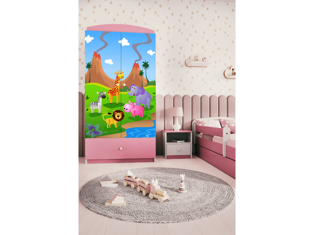 Roupeiro Kocot Kids BabyDreams Safari Pink