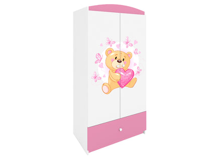 Roupeiro Kocot Kids BabyDreams Teddybear Butterflies Pink