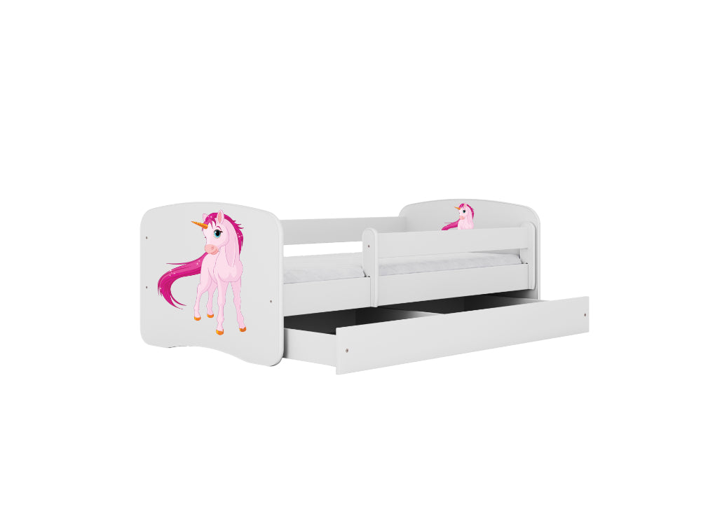 Cama 140 x 70 cm Kocot Kids BabyDreams Unicorn White
