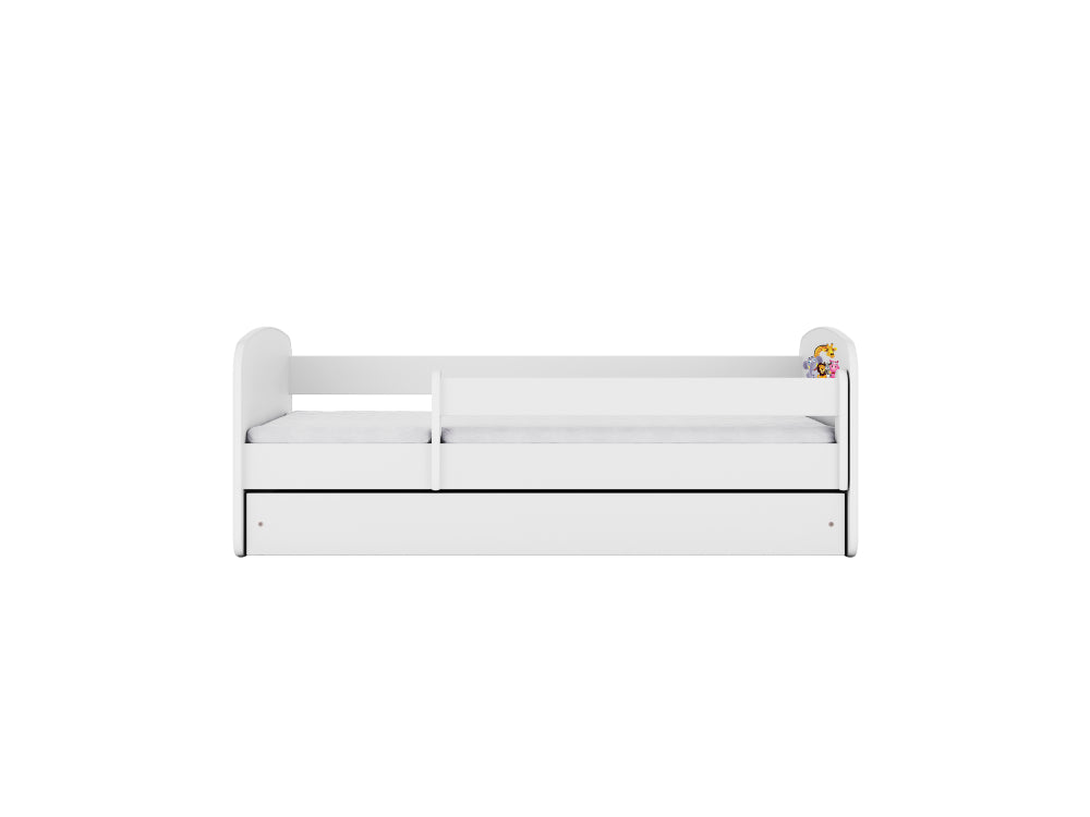 Cama 140 x 70 cm Kocot Kids BabyDreams Zoo White