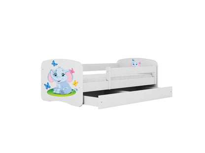 Cama 140 x 70 cm Kocot Kids BabyDreams Baby Elephant White