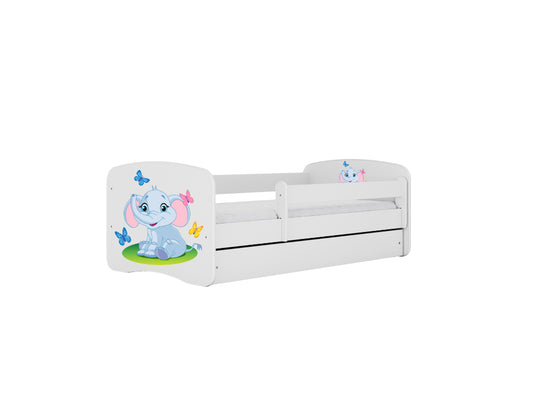 Cama 180 x 80 cm Kocot Kids BabyDreams Baby Elephant White