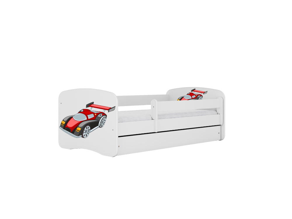 Cama 180 x 80 cm Kocot Kids BabyDreams Racing Car White