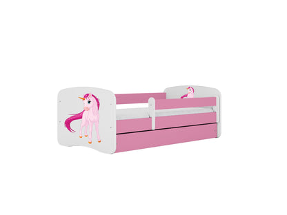Cama 140 x 70 cm Kocot Kids BabyDreams Unicorn Pink