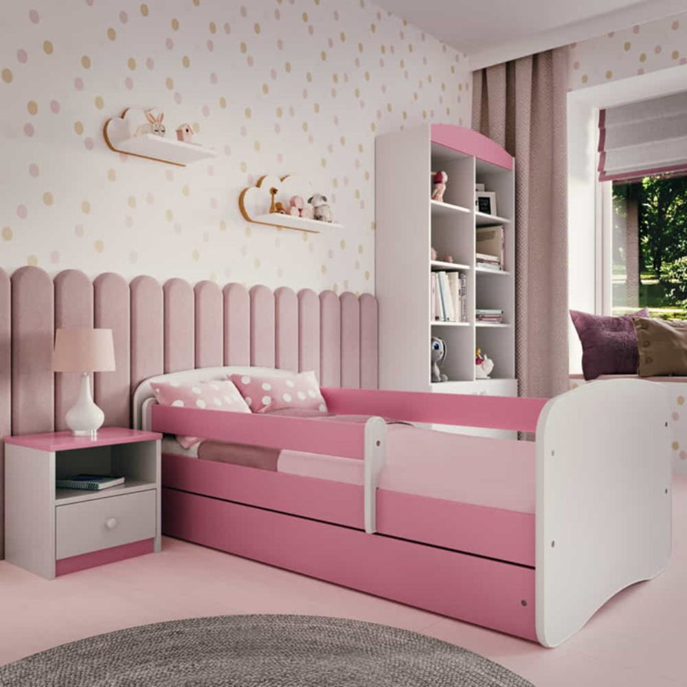 Cama 180 x 80 cm Kocot Kids com gaveta BabyDreams Pink