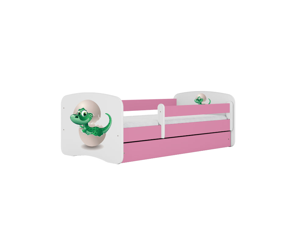 Cama 140 x 70 cm Kocot Kids BabyDreams Baby Dino Pink
