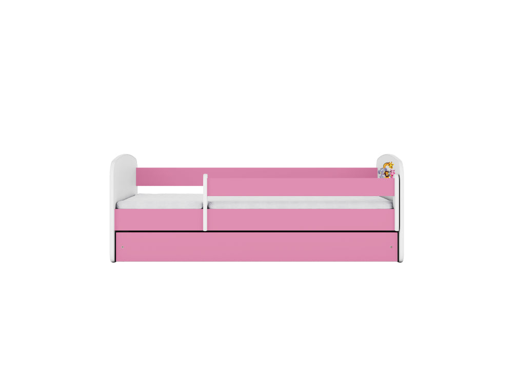 Cama 140 x 70 cm Kocot Kids BabyDreams Zoo Pink
