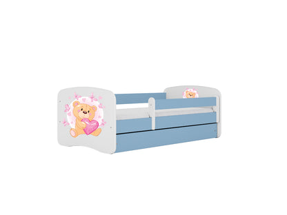 Cama 180 x 80 cm Kocot Kids BabyDreams Teddybear Butterflies Blue
