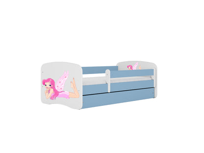 Cama 180 x 80 cm Kocot Kids BabyDreams Fairy com asas Blue