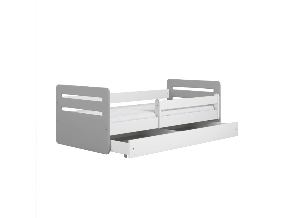 Cama 140 x 80 cm Kocot Kids com gaveta Tomi Mix Grey