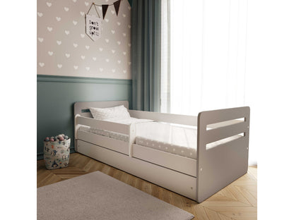 Cama 140 x 80 cm Kocot Kids com gaveta Tomi Mix Grey