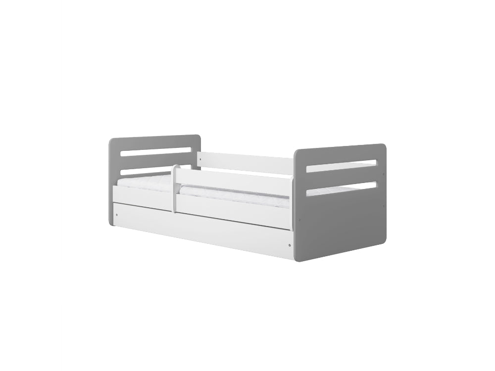 Cama 180 x 80 cm Kocot Kids com colchão Tomi Mix Grey