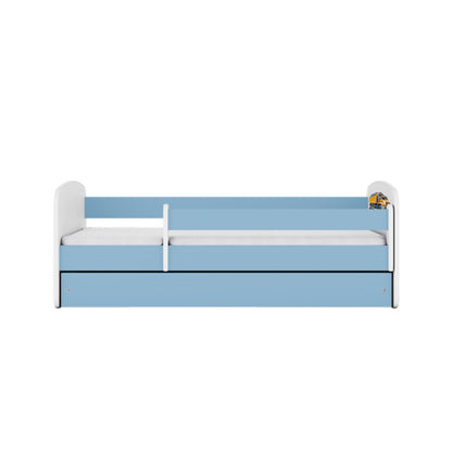 Cama 140 x 70 cm Kocot Kids com colchão BabyDreams Truck Blue