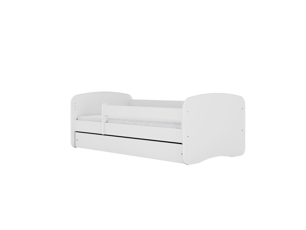 Cama 140 x 70 cm Kocot Kids com colchão BabyDreams Zoo White