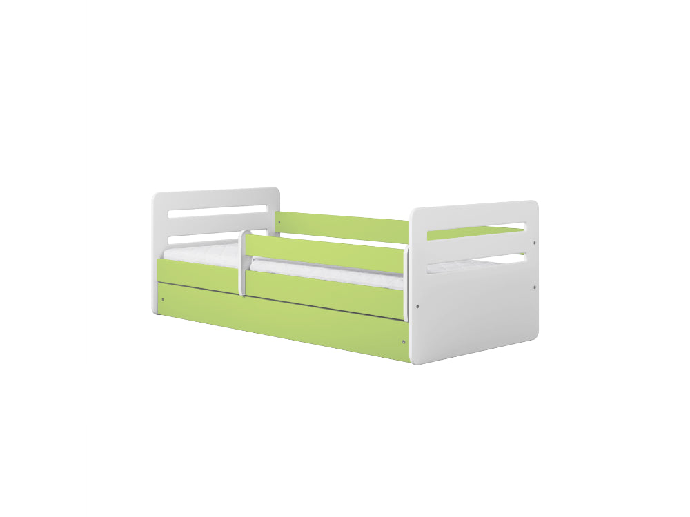 Cama 180 x 80 cm Kocot Kids com colchão Tomi Green